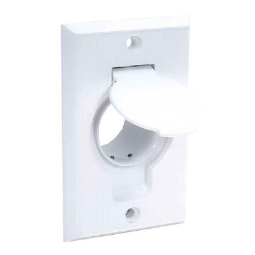 Oval Door Basic Wall Central Vacuum Inlet