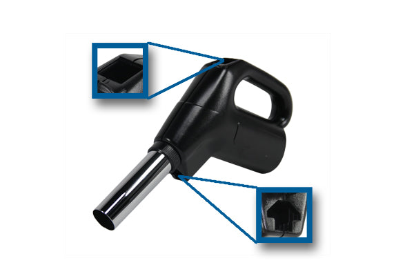 Gas Pump Central Vacuum Hose Handle for Low Voltage Hose