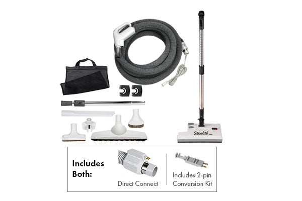 Stealth Central Vacuum Kit with Pre-Installed Hose Cover