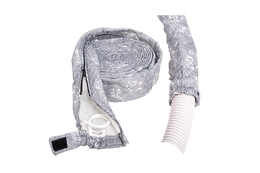 Padded Zippered Central Vacuum Hose Sock Cover