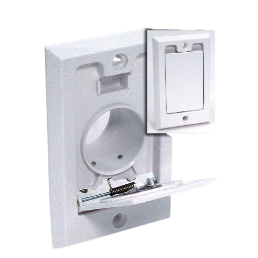 Square Door Basic Wall Central Vacuum Inlet